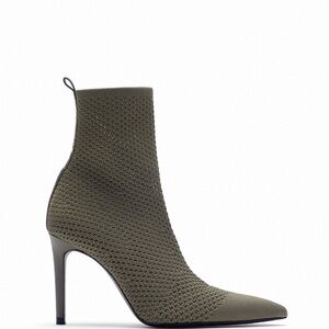 Zara sock heel boot